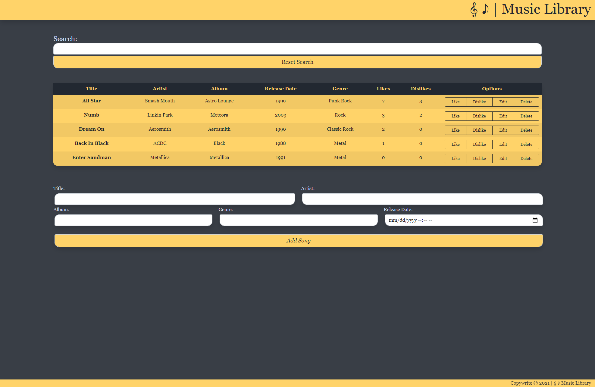 GitHub - Matt-T977/Music-Library: The music library is an application ...