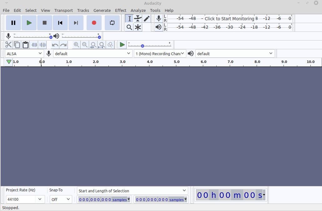 UI freeze when playing selection after sample rate change · Issue 1960