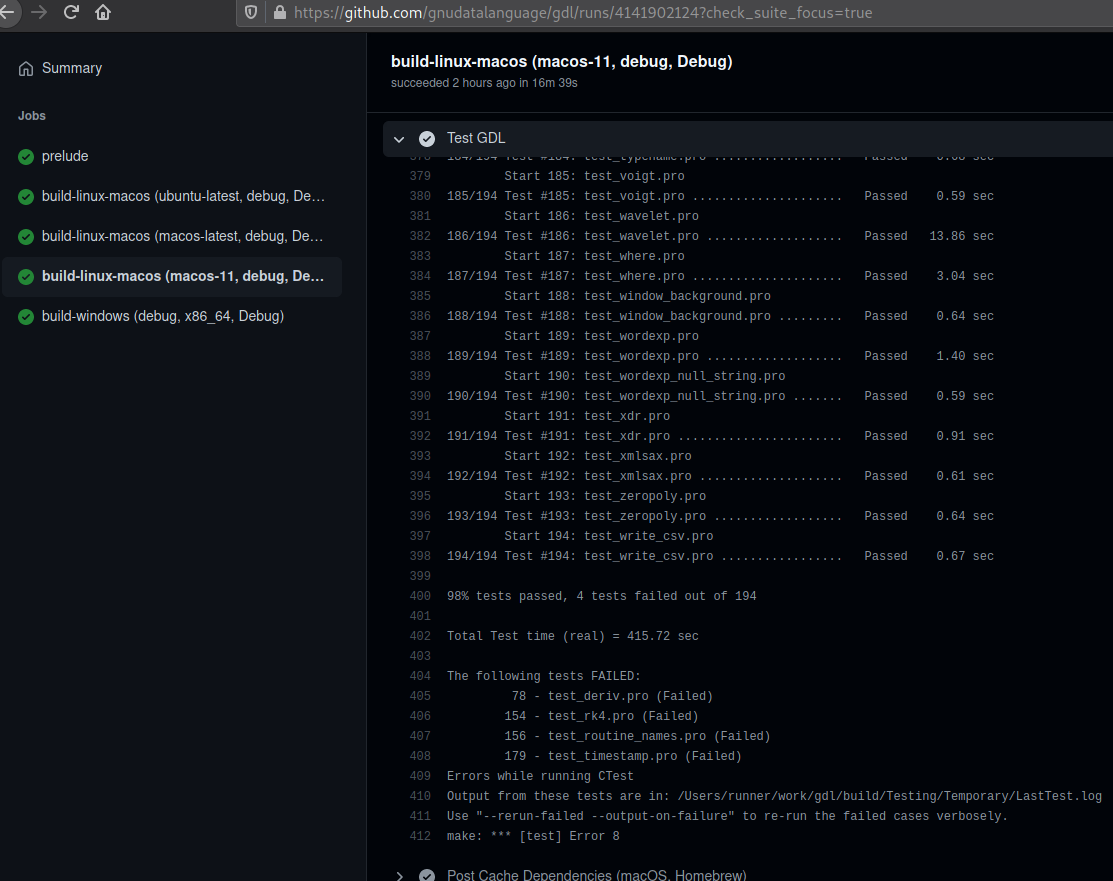 CI test failures are not reported as failed builds · Issue #1181 ...