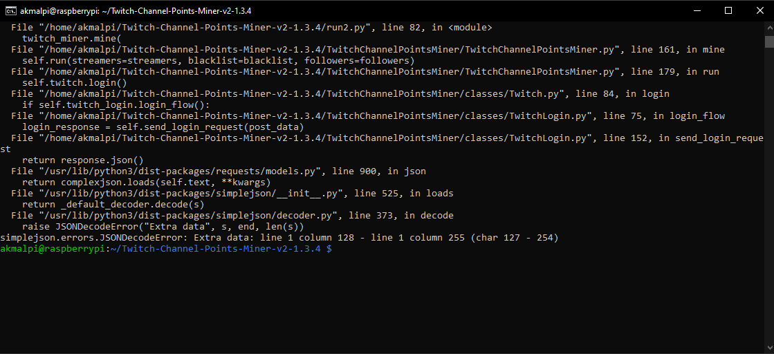 Login error? · Issue #642 · Tkd-Alex/Twitch-Channel-Points-Miner-v2 ...