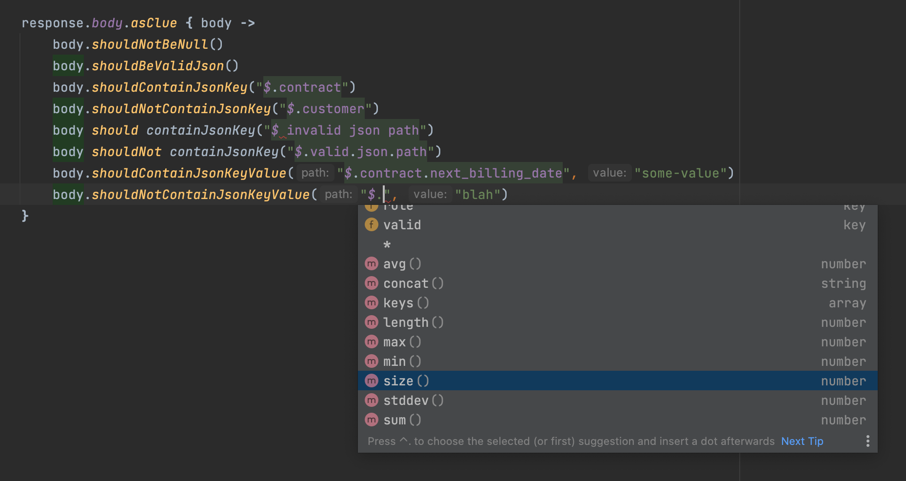 add JsonPath language injection for JsonPath assertions by aSemy · Pull ...
