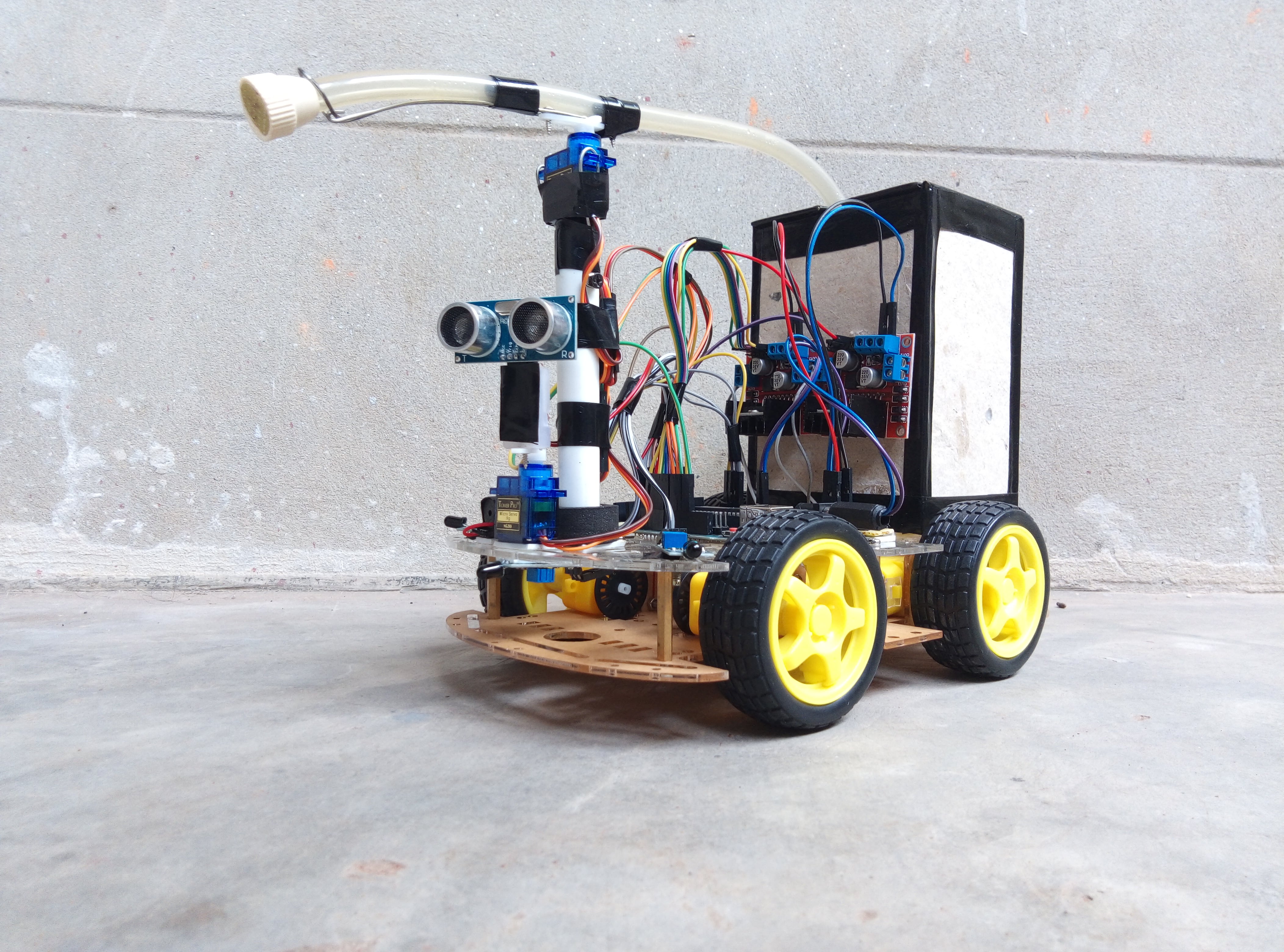 GitHub - ahmed-kaiser/Arduino-project: Firefighter, Obstacle avoiding robot