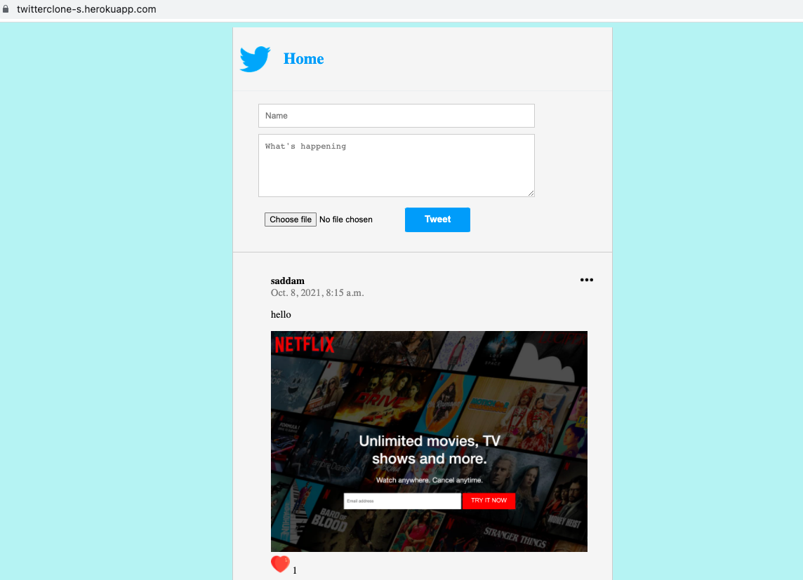 GitHub - arochey2566/Twitter_Clone