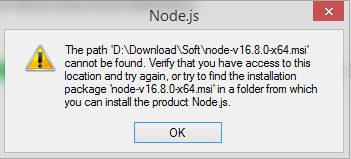 Installation problem on 16.9.x · Issue #40077 · nodejs/node · GitHub