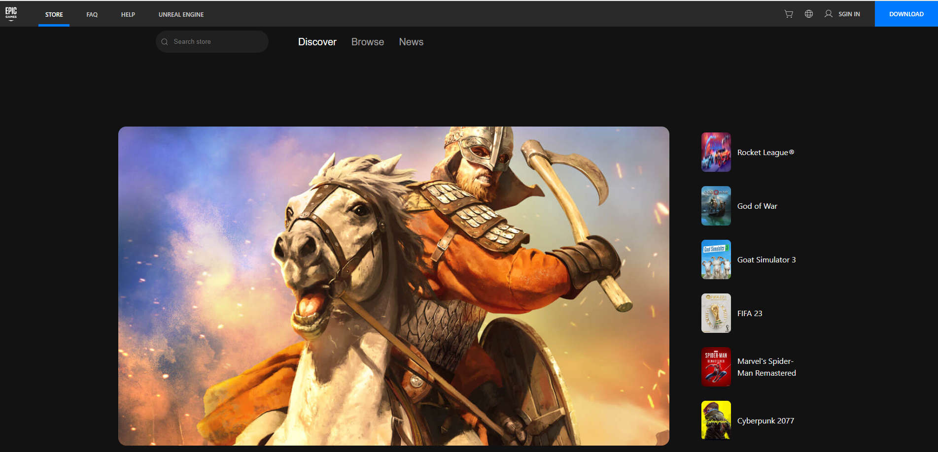 GitHub - MohammadNidalRajabi/EpicGameClone: Epic Game Clone Use React ...
