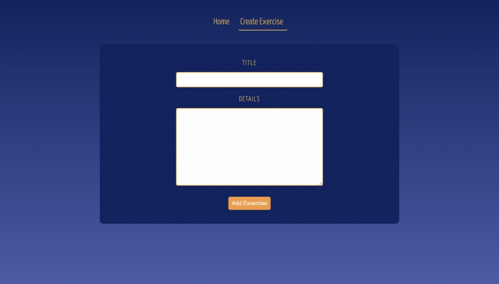 GitHub - kubiakanna/exercise-tracker: 💪 Custom exercise planner and tracker