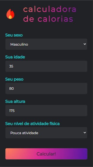 GitHub - tharsila/calorie-calculator · GitHub