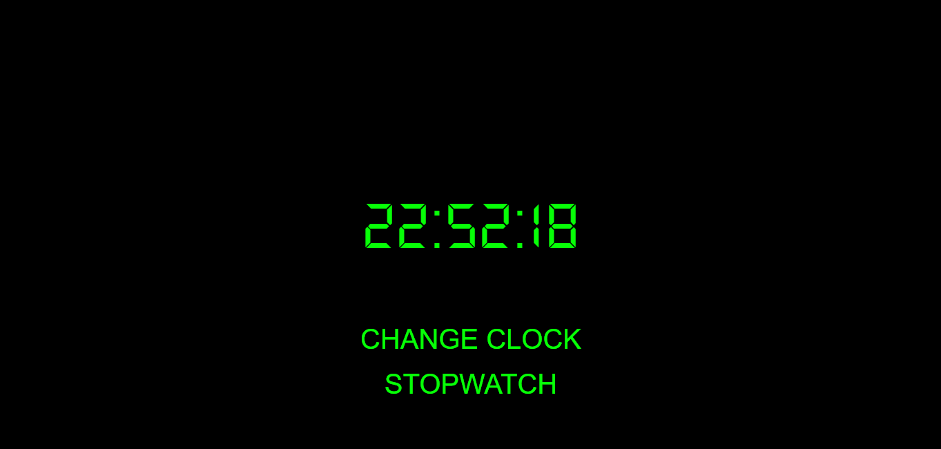 GitHub LuisGuilh3rme/FunctionalClock Choose between a digital watch or traditional clock