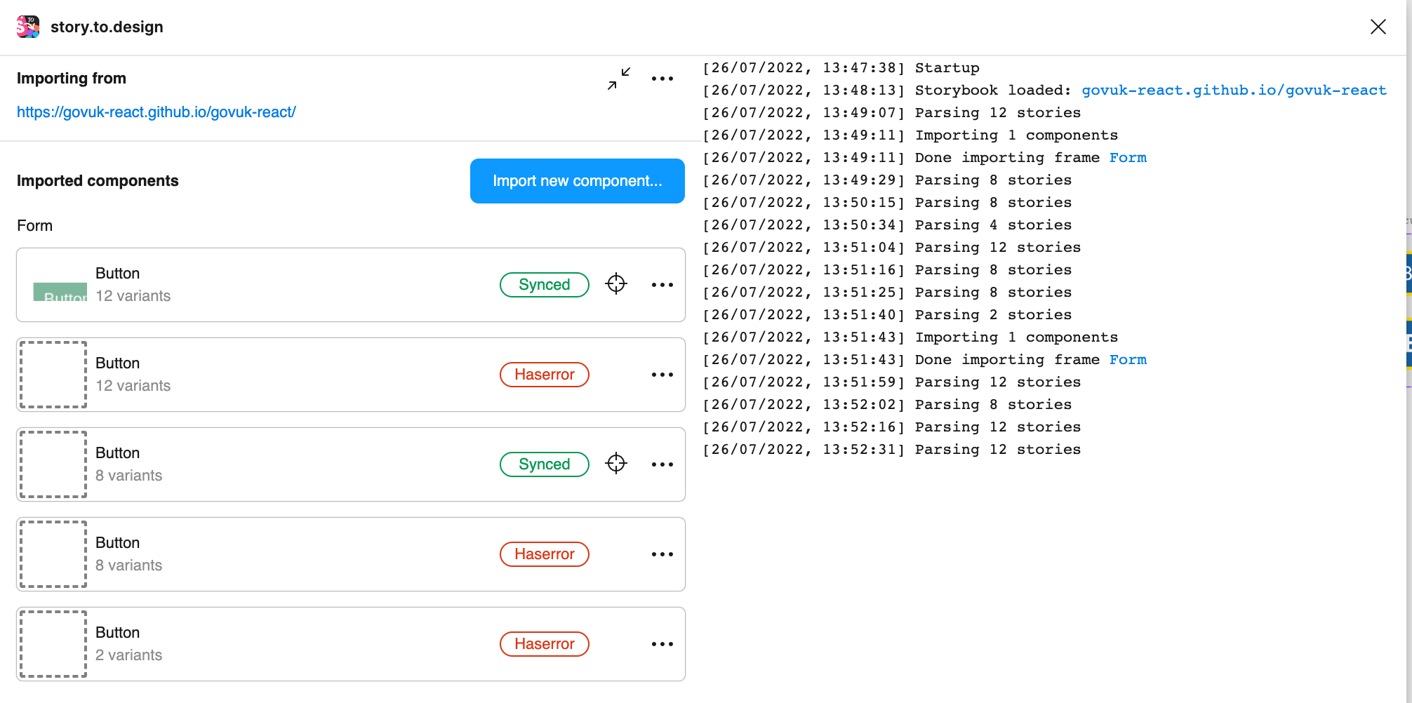 New component issue report · Issue #1 · divriots/story-to-design · GitHub