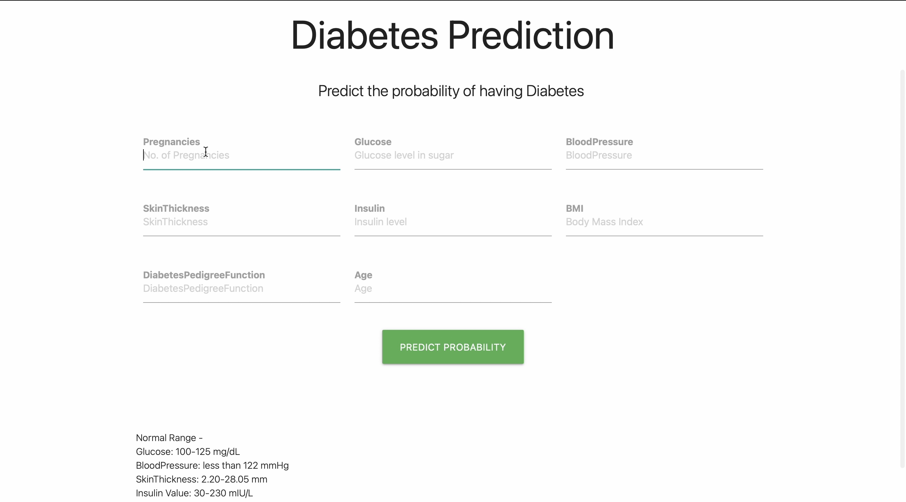 GitHub - roopamrv/diabetes_predictor: App to predict diabetes
