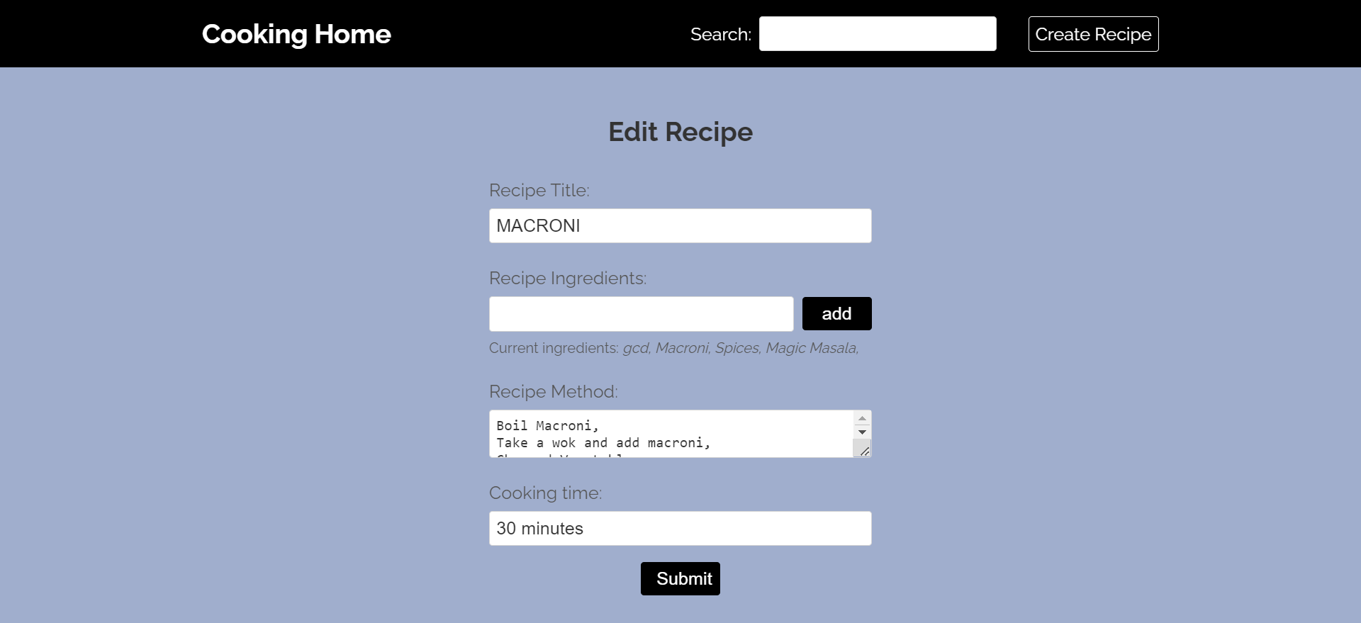 GitHub - Aadish12/Cooking-Home