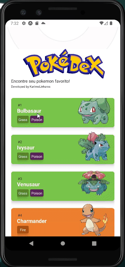 GitHub - KarimeLinhares/Pokedex-APP: Criação de app em React Native com ...