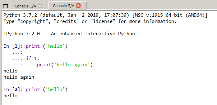 Indentation handling when running code cells (IndentationError ...
