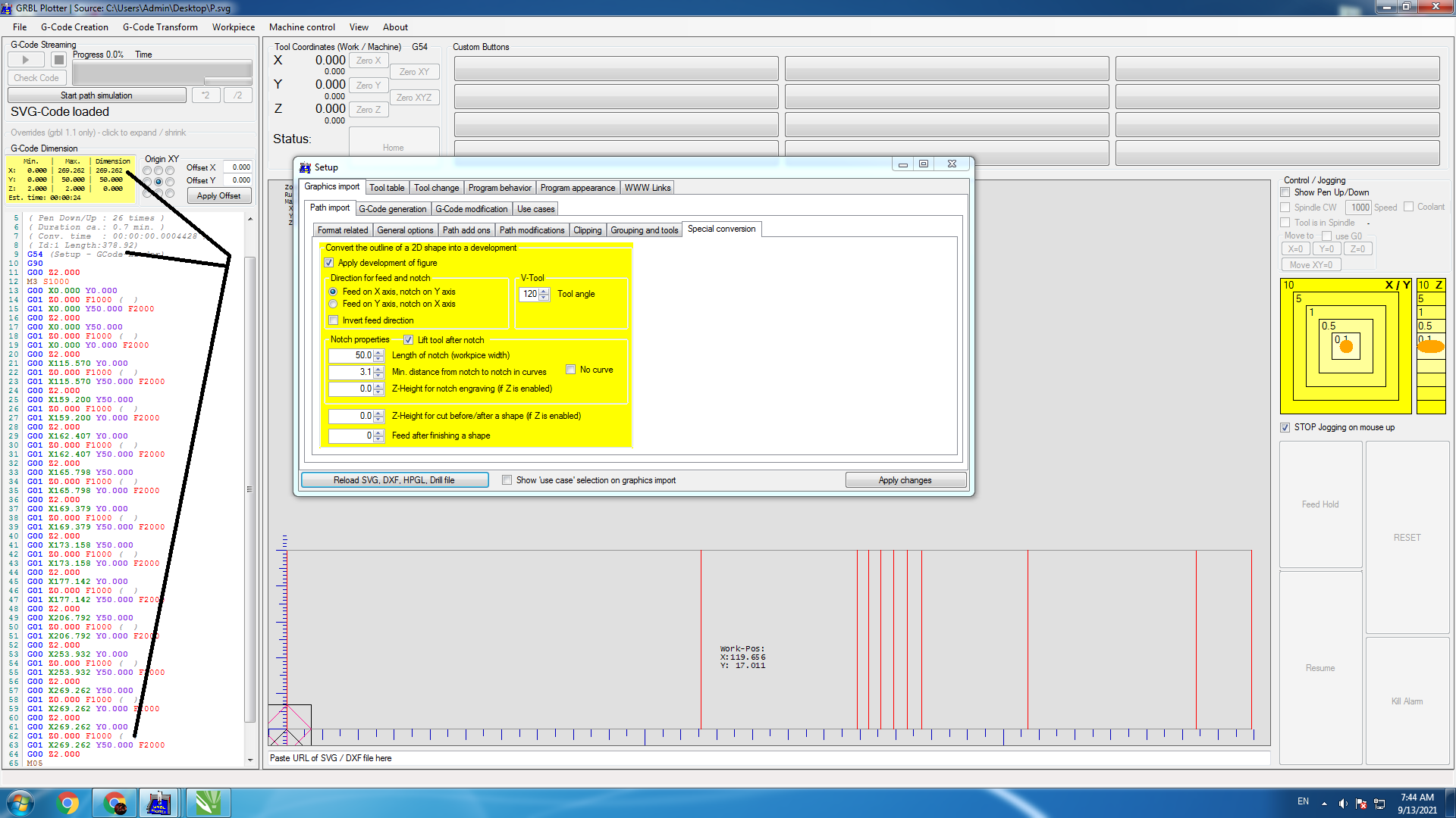 Special conversion · Issue #220 · svenhb/GRBL-Plotter · GitHub