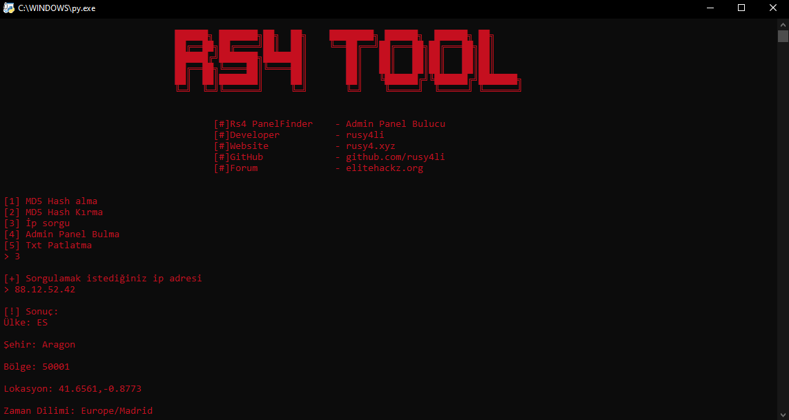 GitHub - egecanwinson/Rs4-Tool: >>> Rs4 Tool |Admin Panel Bulucu/Txt Bulucu