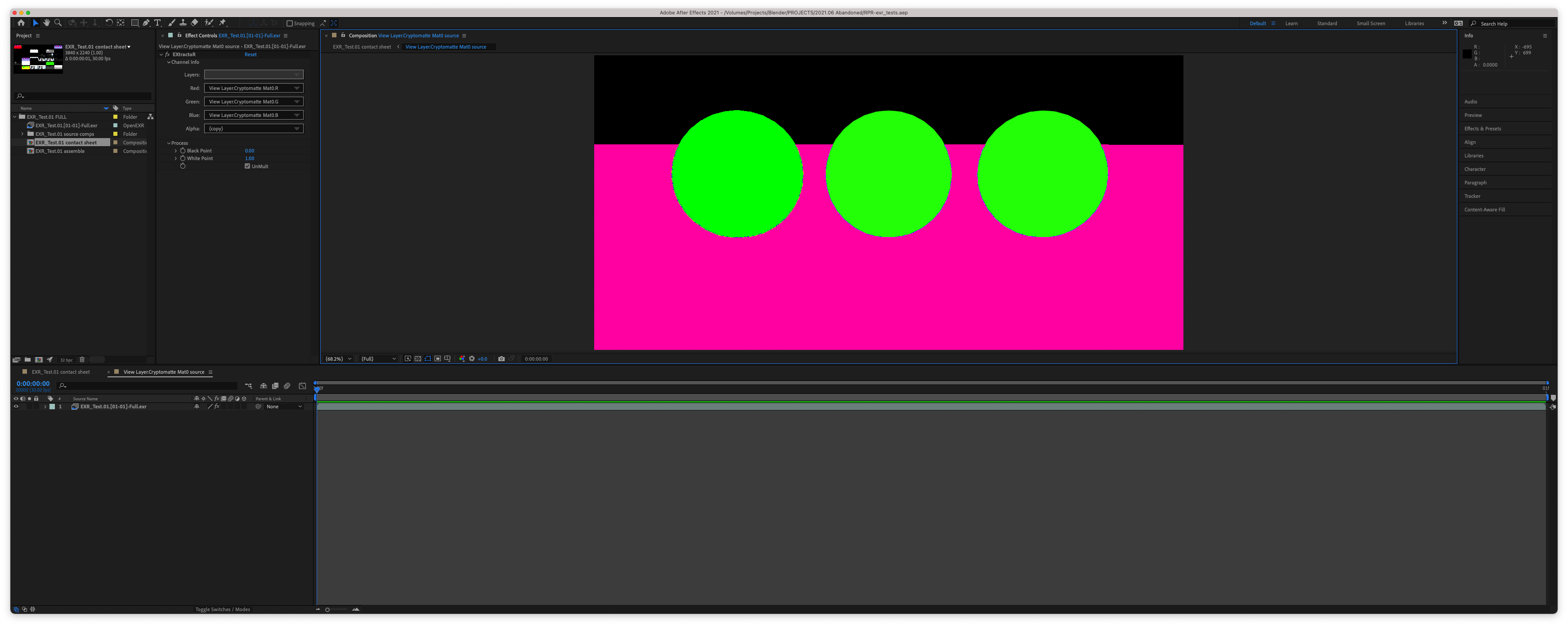 Cryptomatte pass issue in After Effects (macOS Big Sur) · Issue #311 ...
