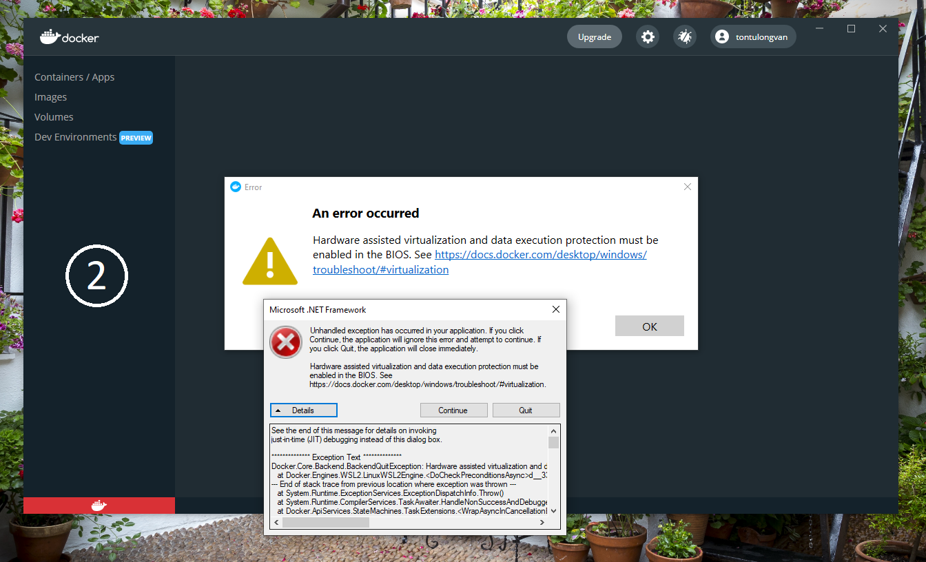 Docker desktop error · Issue #12077 · docker/for-win · GitHub