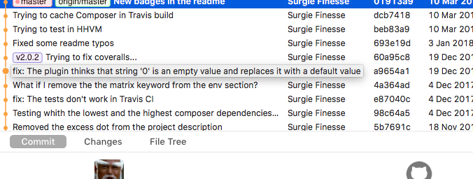 Bug: unreadable commit message tooltip in the dark theme · Issue #242 ...