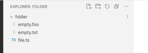 Explorer puts a "!" next to a folder saying it is unresolved · Issue ...