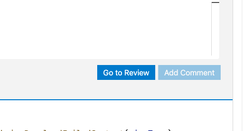Go to review should not be on the same level as add comment · Issue ...