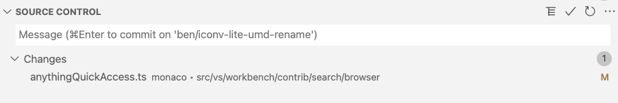 Show changes like the SCM view · Issue #3249 · microsoft/vscode-pull ...