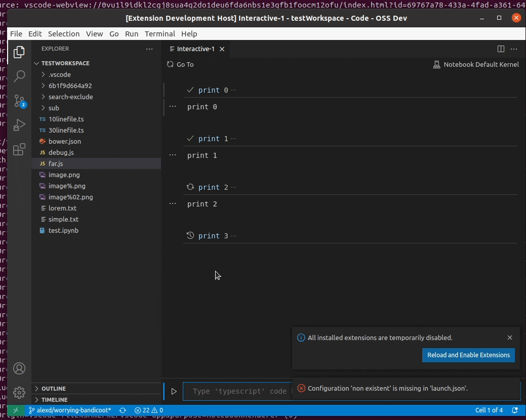 Execution gets progressively slower · Issue #152886 · microsoft/vscode ...