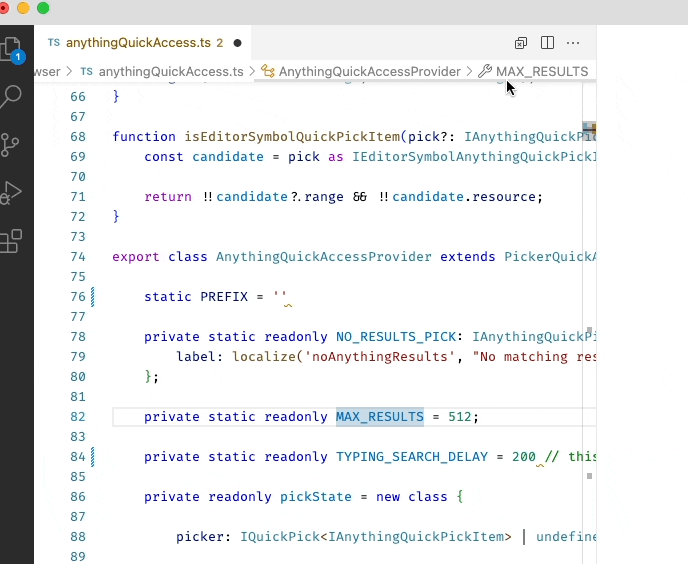 Breadcrumbs revealing logic · Issue 168824 · microsoft/vscode · GitHub