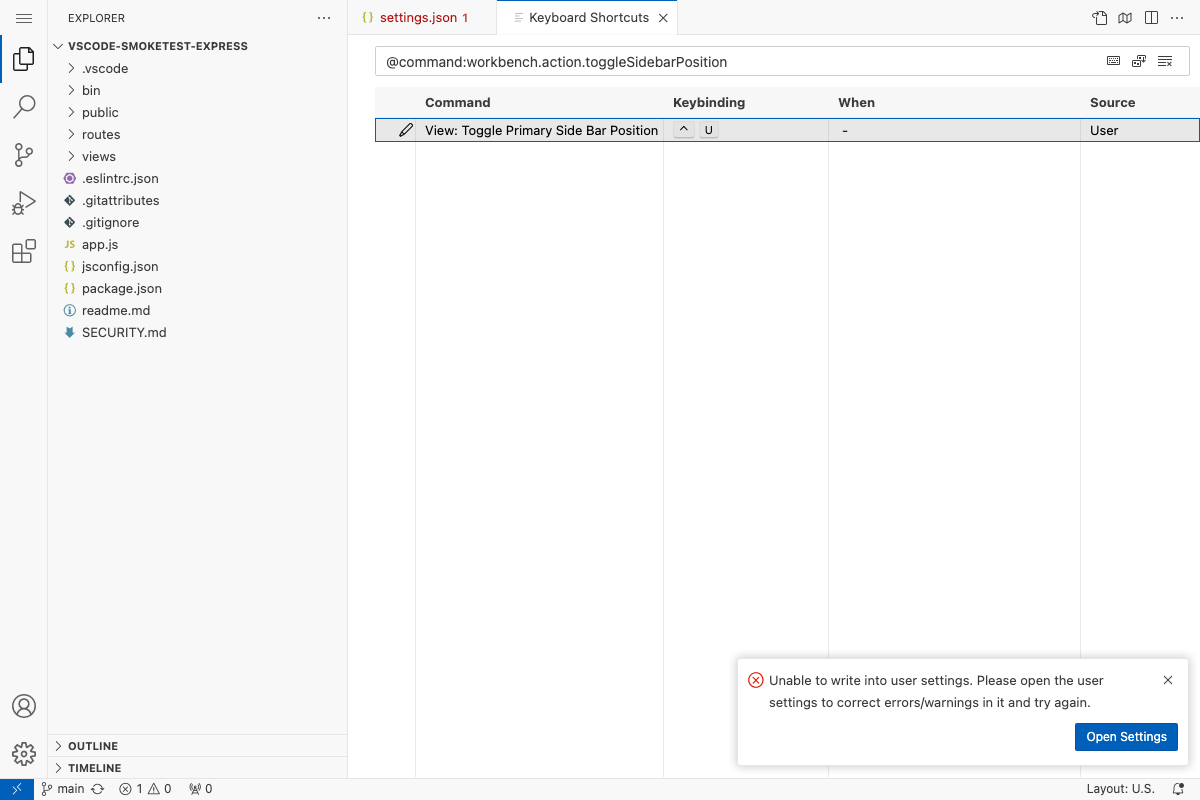 Smoke test flake: turns off editor line numbers and verifies the live ...