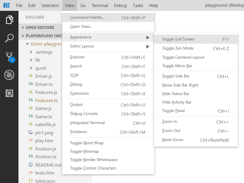 Regroup view menu · Issue #16826 · microsoft/vscode · GitHub