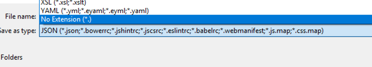 Can't Save As to a filename without an extension · Issue #59371 ...