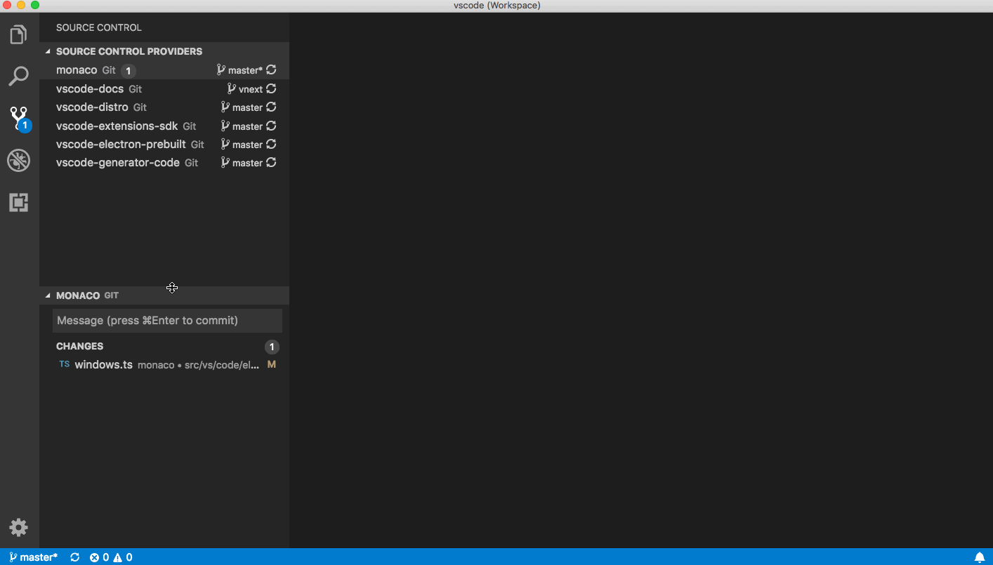 SCM: view sizes not restored properly when having 6 repositories ...