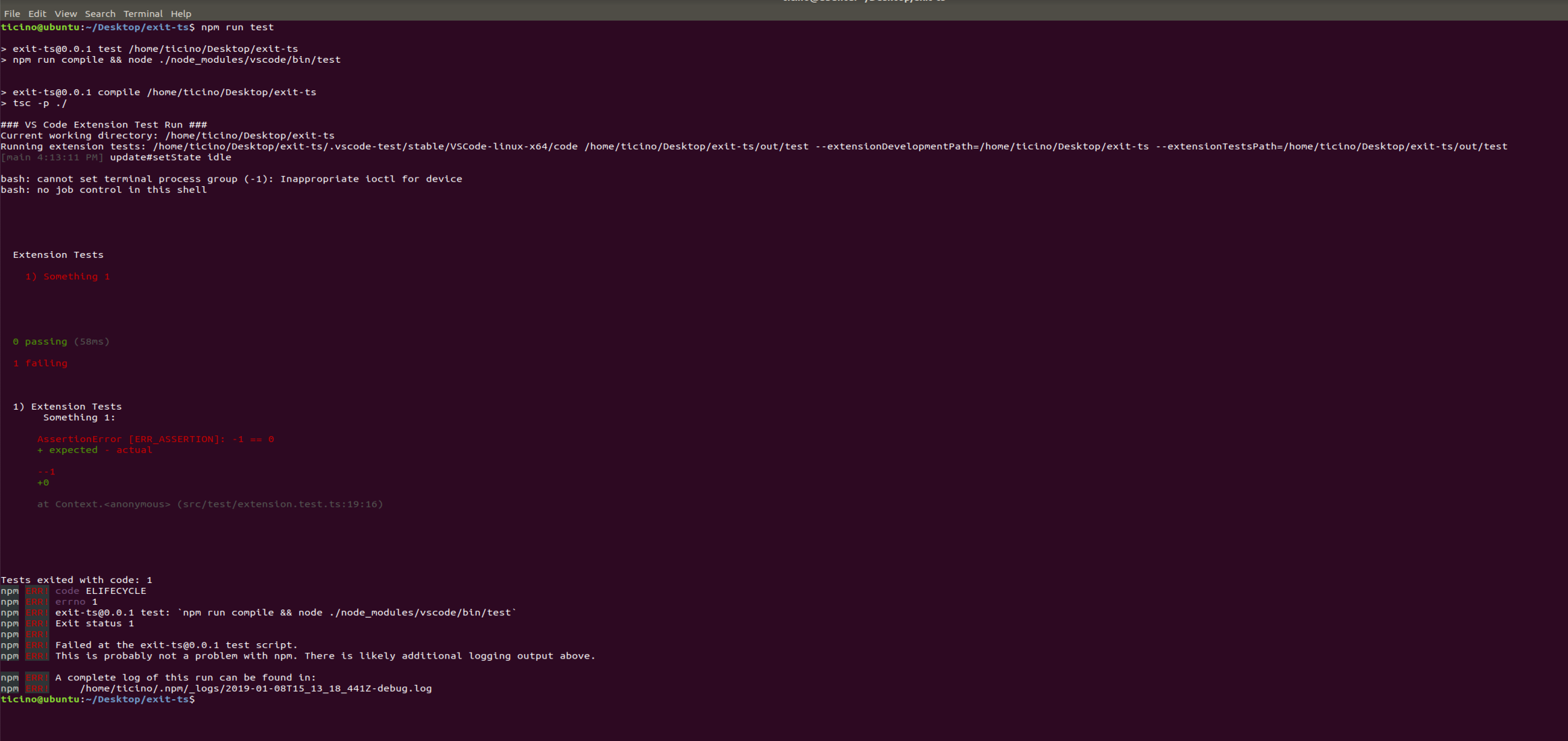 Extension tests not found on Azure Pipeline · Issue #66218 · microsoft ...