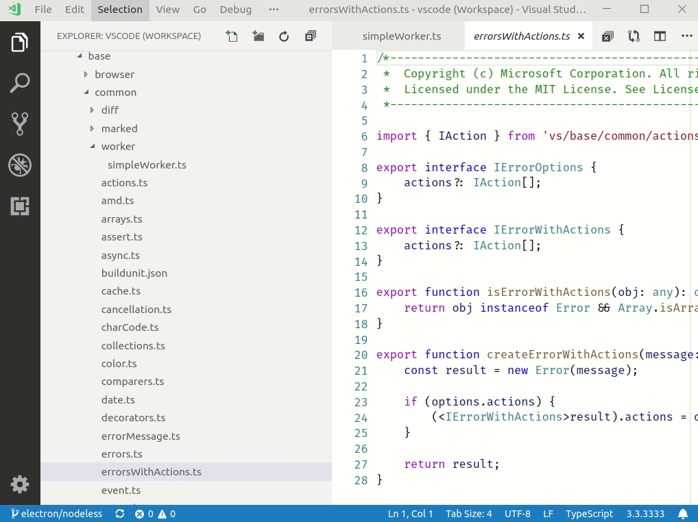 New explorer: clicking on a file centers it vertically · Issue #69454 ...