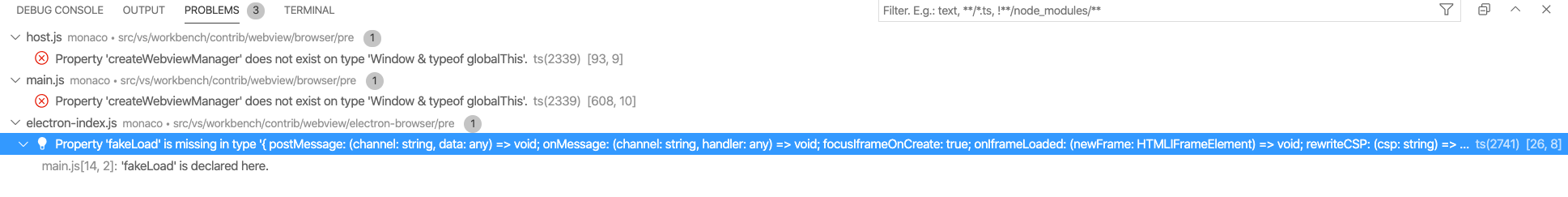 ts-check errors · Issue #99226 · microsoft/vscode · GitHub