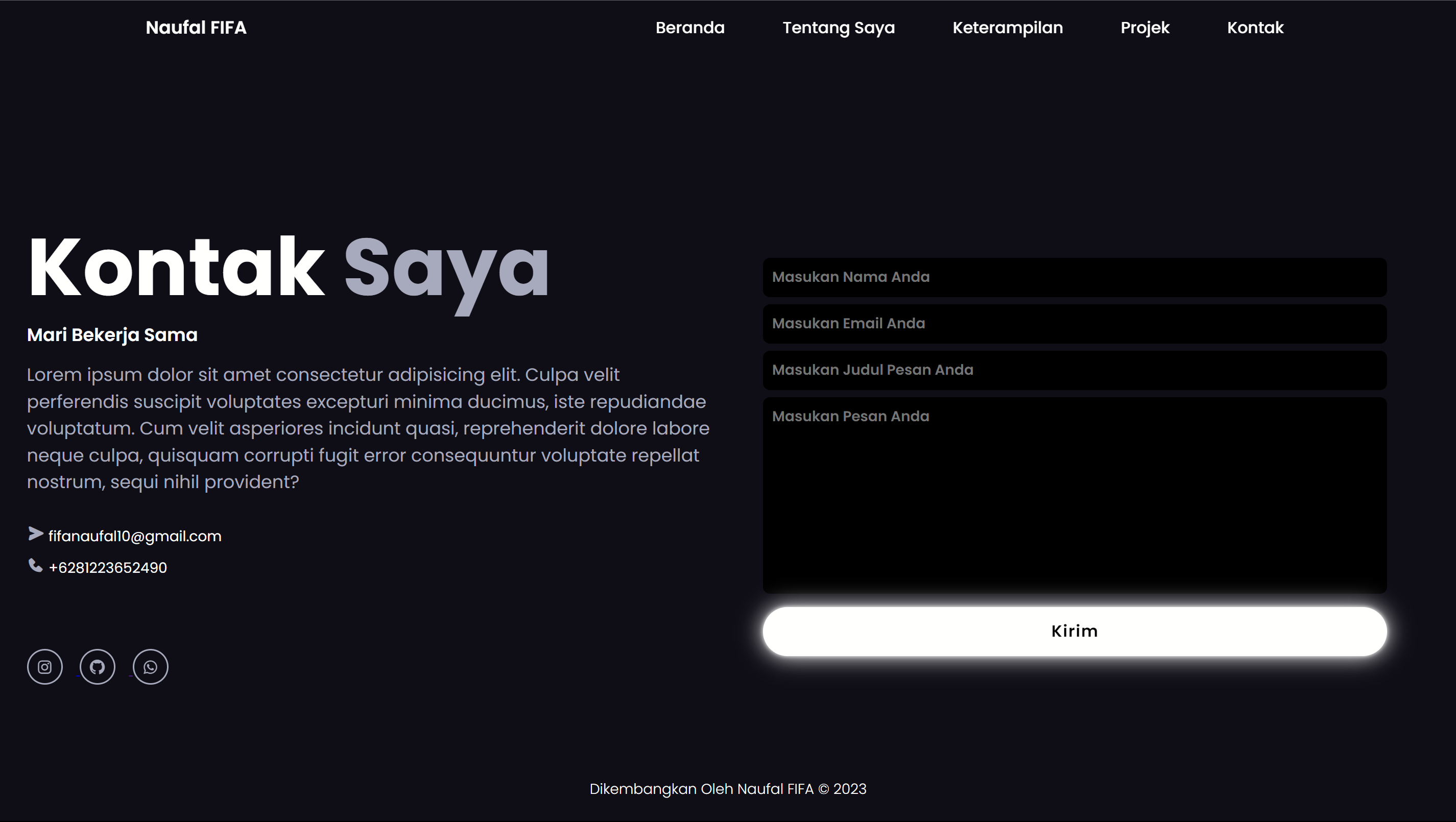 GitHub - fifovalle/WEBSITE-PORTOFOLIO-PRIBADI: Website ini menggunakan ...