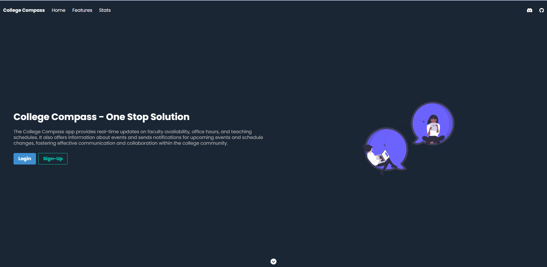 GitHub College Compass is a web