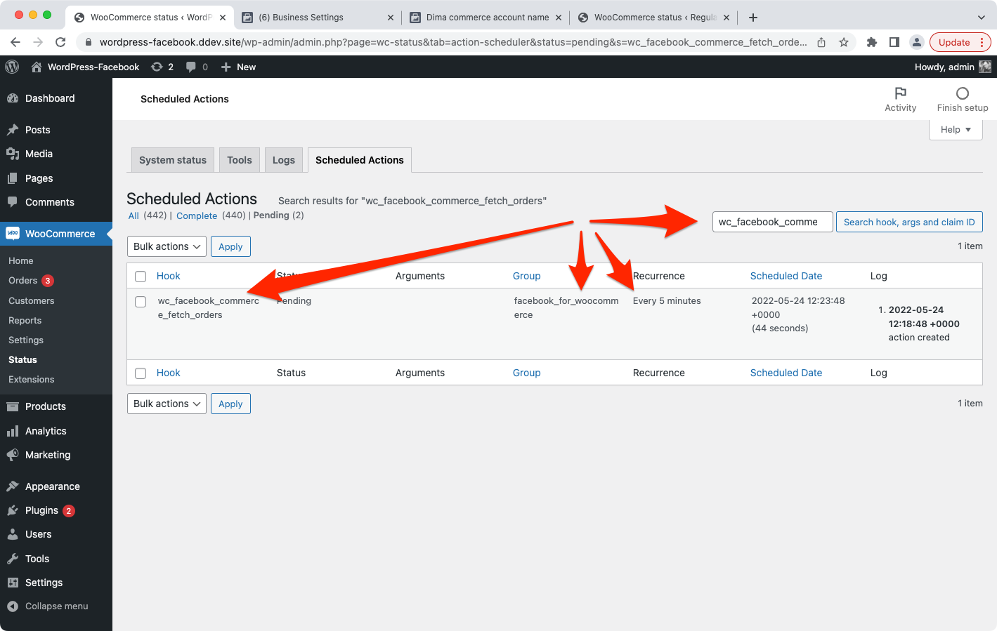 WooCommerce_status_‹WordPress-Facebook—_WordPress