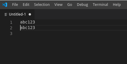 Paste line moves cursor to start of current line rather than start of ...