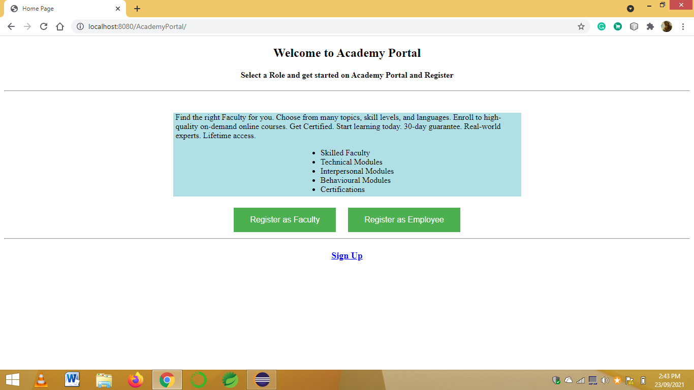 GitHub - Saurabh-git-716358/AcademyPortal: Contains code for Academy ...