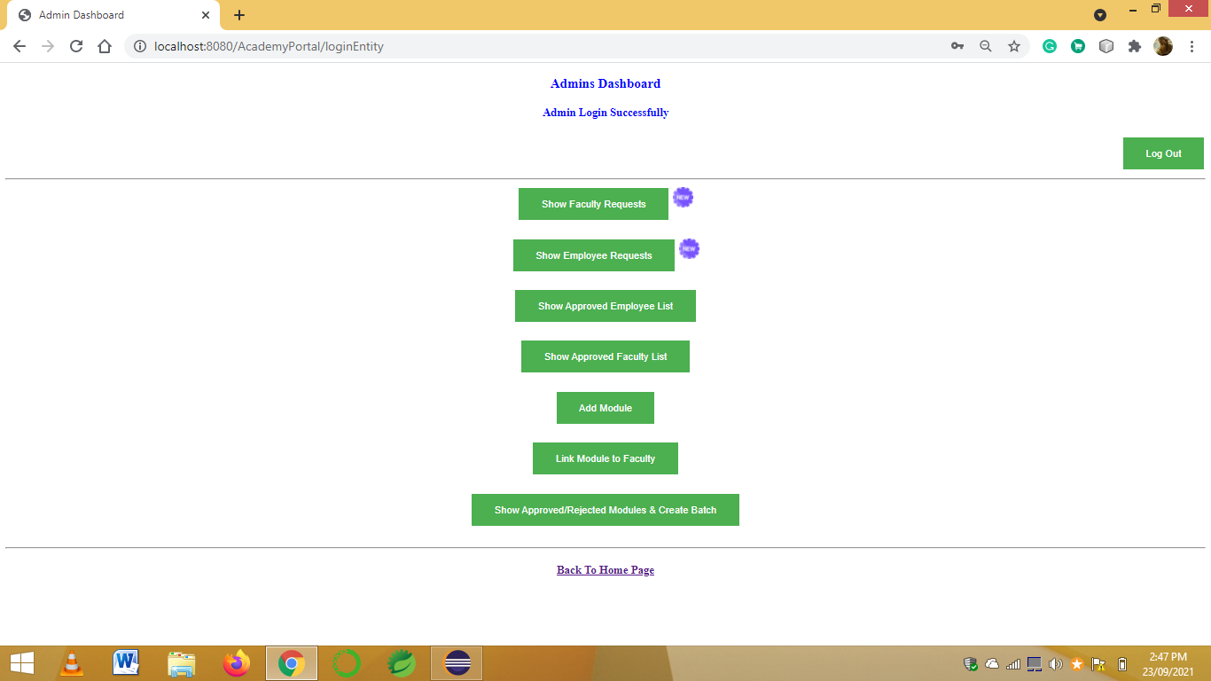 GitHub - Saurabh-git-716358/AcademyPortal: Contains code for Academy ...