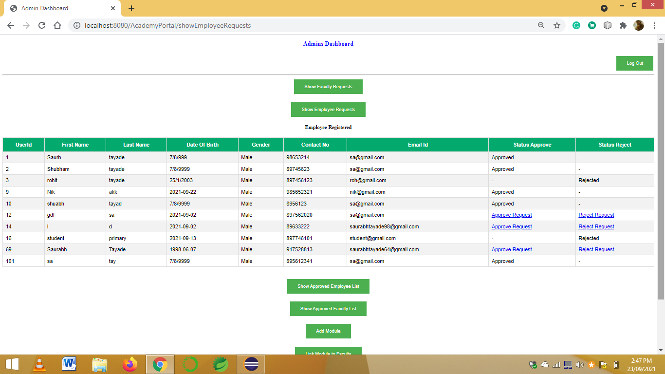 GitHub - Saurabh-git-716358/AcademyPortal: Contains code for Academy ...