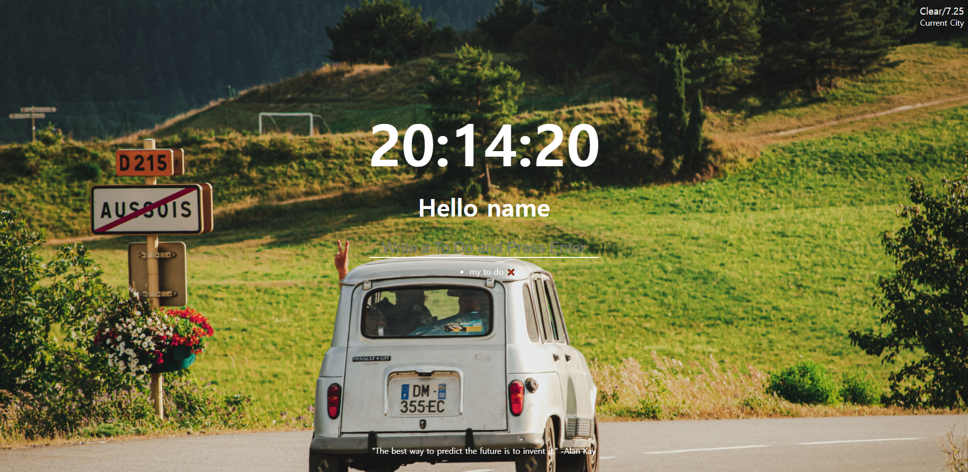 GitHub - hyewon-p/momentumclone