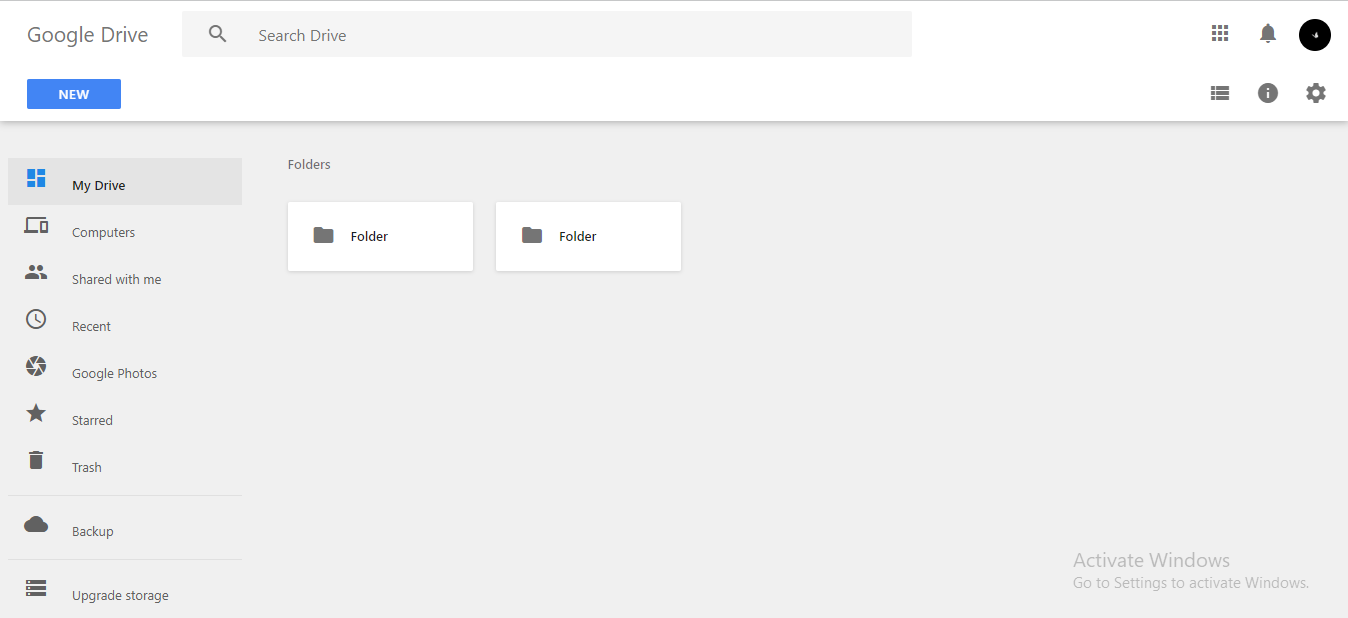 GitHub - AishaMuskaan/GoogleDriveClone: Google Drive Clone using HTML & CSS