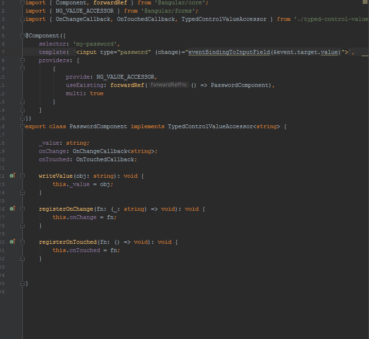 (forms) Add types for "OnChangeCallback" and "OnTouchedCallback ...