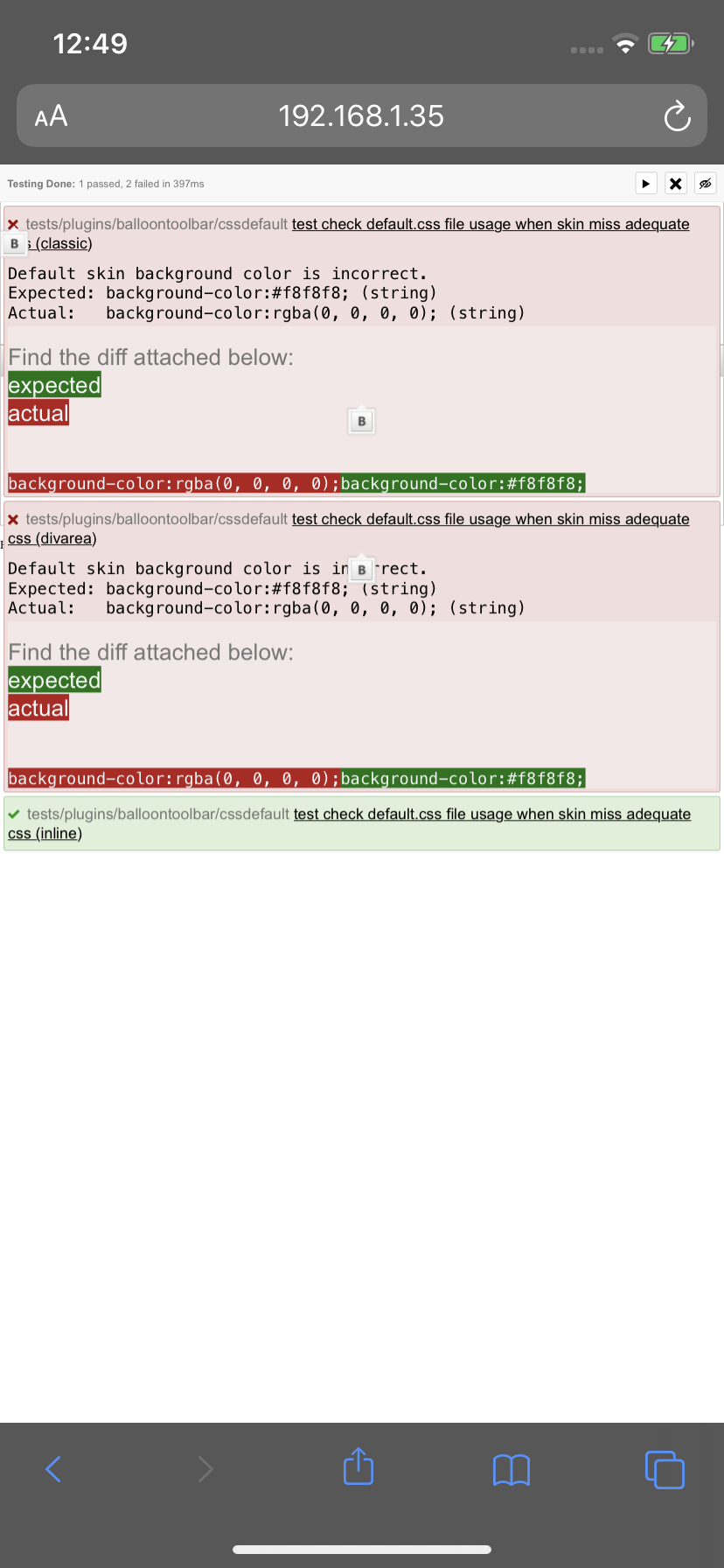 Randomly failing test - tests/plugins/balloontoolbar/cssdefault · Issue ...