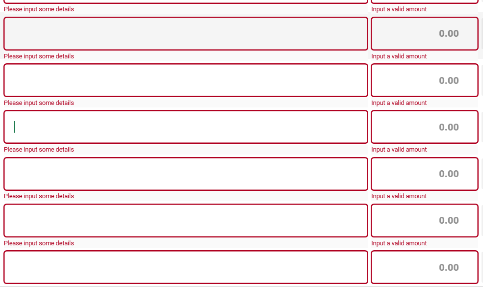 Problem 2 - After clicking the clear icon of the TextBox