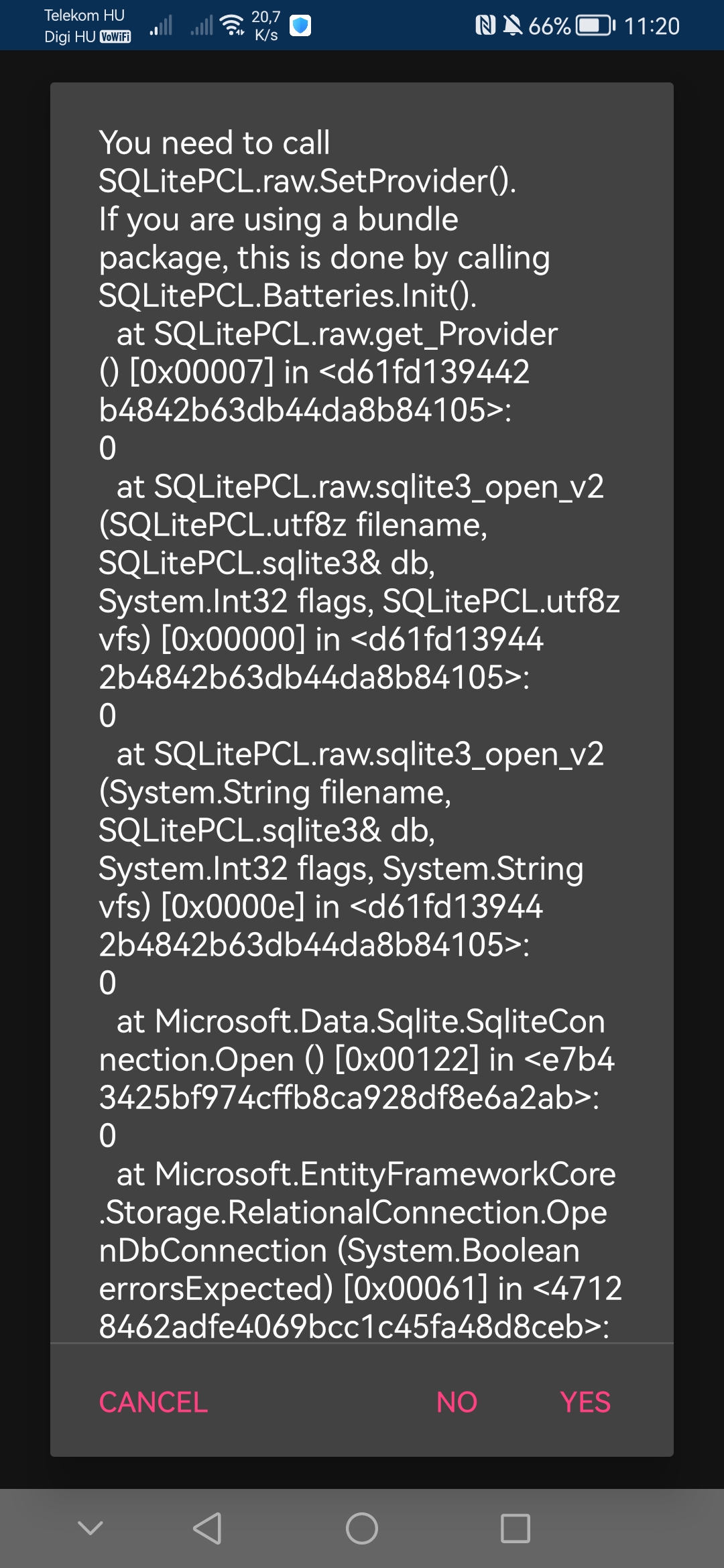 Bug with ef core issue 155 radimitrov csharpshellapp github