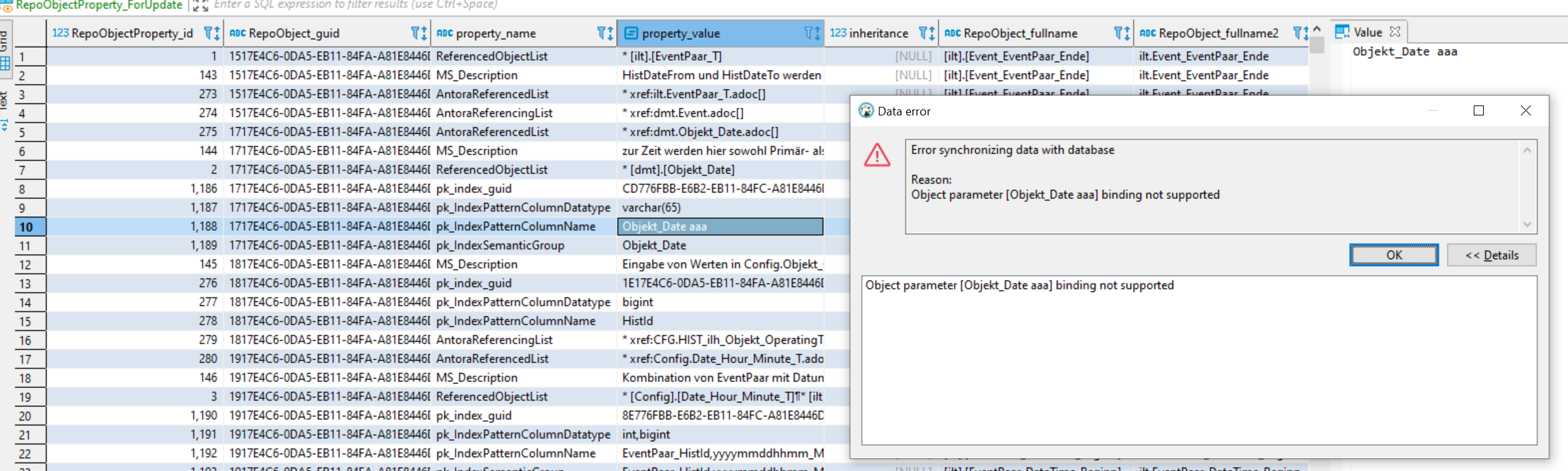 SQL Server - can't update views (which I can update using other tools ...
