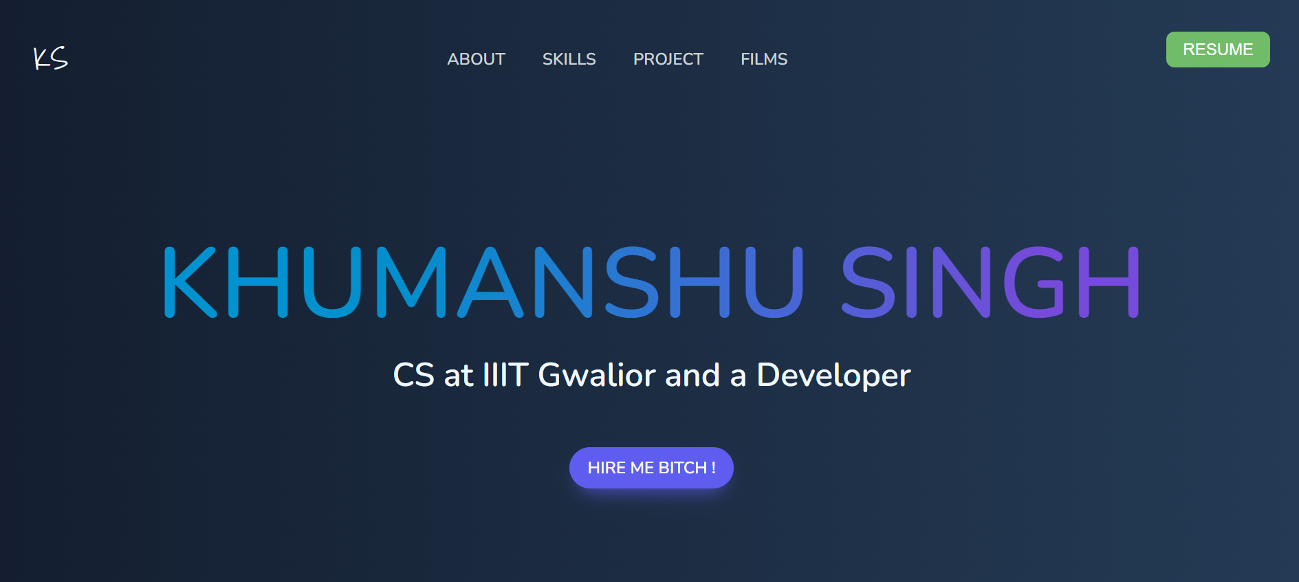 GitHub - khumanshusingh/Portfolio-Website-Using-HTML-and-CSS: This ...