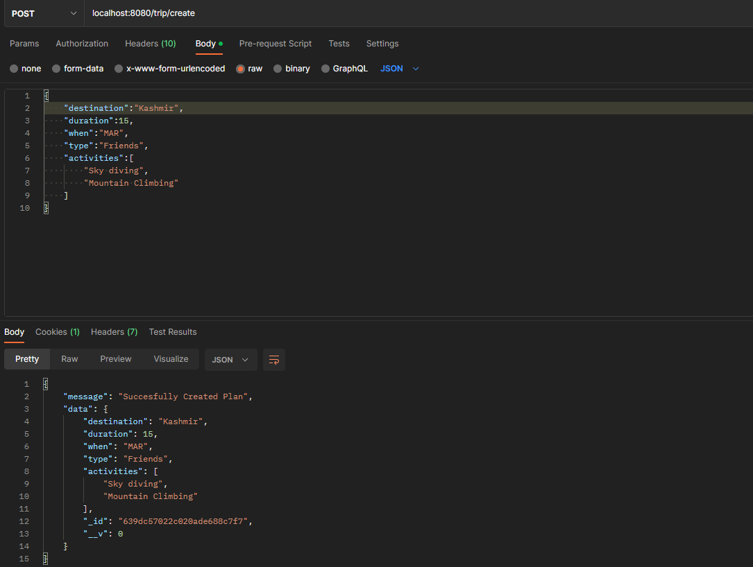 GitHub - Subhajitongit/trip-API